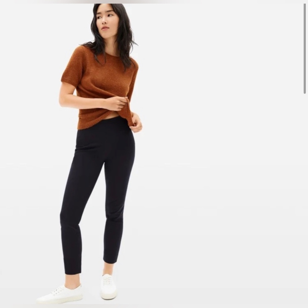 Everlane Side-Zip Stretch Cotton Pant